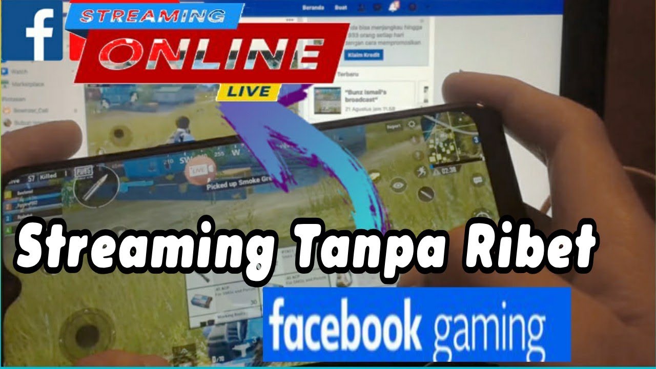 cara live streaming Facebook gaming menggunakan Android - YouTube