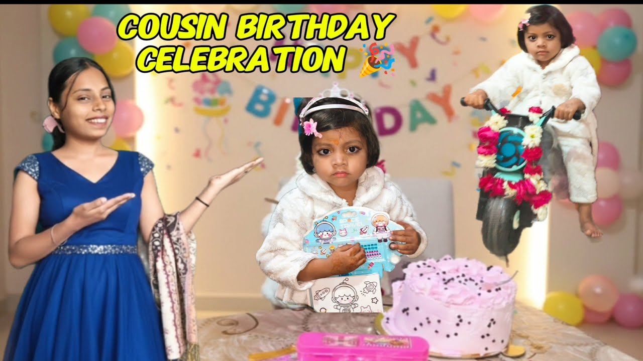 Birthday celebration be cousin sister 🎉...| #theriyaguptavlogs31 