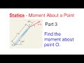 How to Find the Moment from an Angle Force and Lever Arm – Moment Problem 3