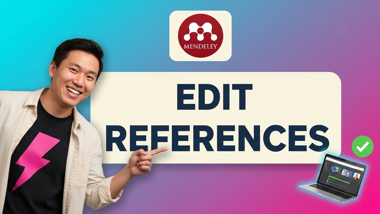 How to EDIT REFERENCES in Mendeley (Step by Step) 2026 - YouTube
