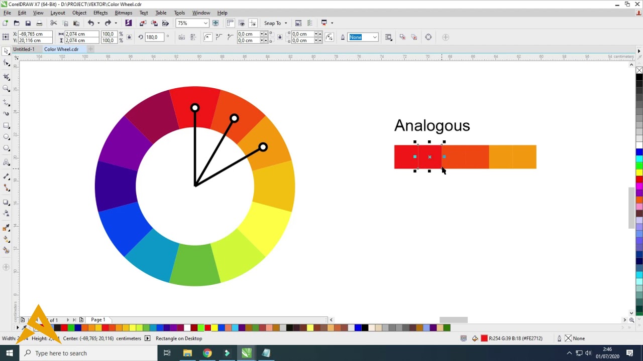 Teknik Pewarnaan dalam Desain  Grafis  Hue Shade Tint dan 