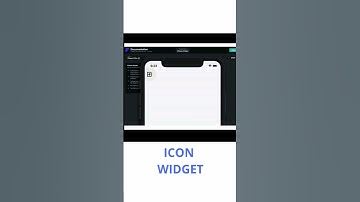 FLUTTERFLOW ICON WIDGET #flutterflow #videotutorial #flutter #shorts #icon