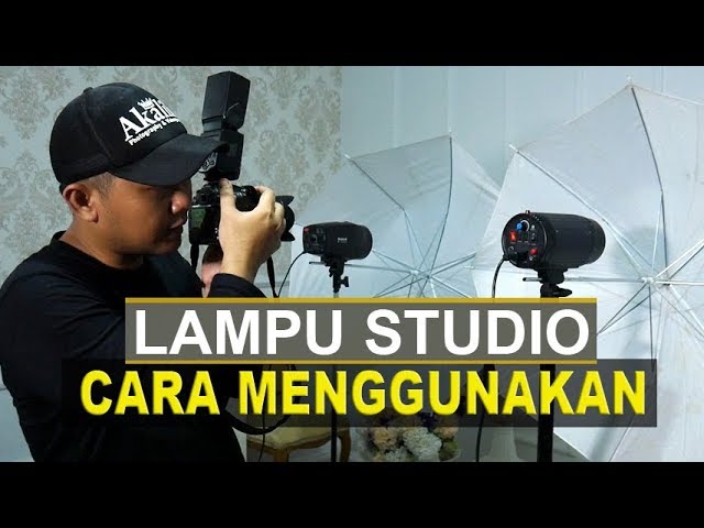 CARA MENGGUNAKAN LAMPU STUDIO PHOTO DENGAN TRIGGER & FLASH EXTERNAL VLOG #109 class=