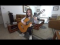 6 year old guitarist  j s bach prelude  konstantina andritsou