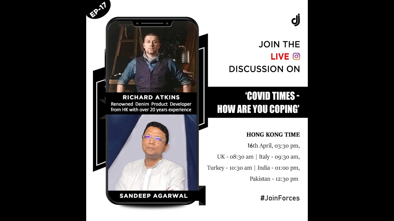 Covid Times- A Talk With Richard Atkins - Denimandjeans