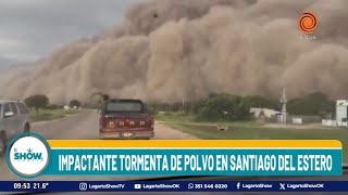 🌪️🌫️Impactante tormenta de polvo en Santiago del Estero🌫️🌪️