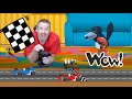 Steve and Maggie are playing with Cars Toys  | English For Kids | Story for Children