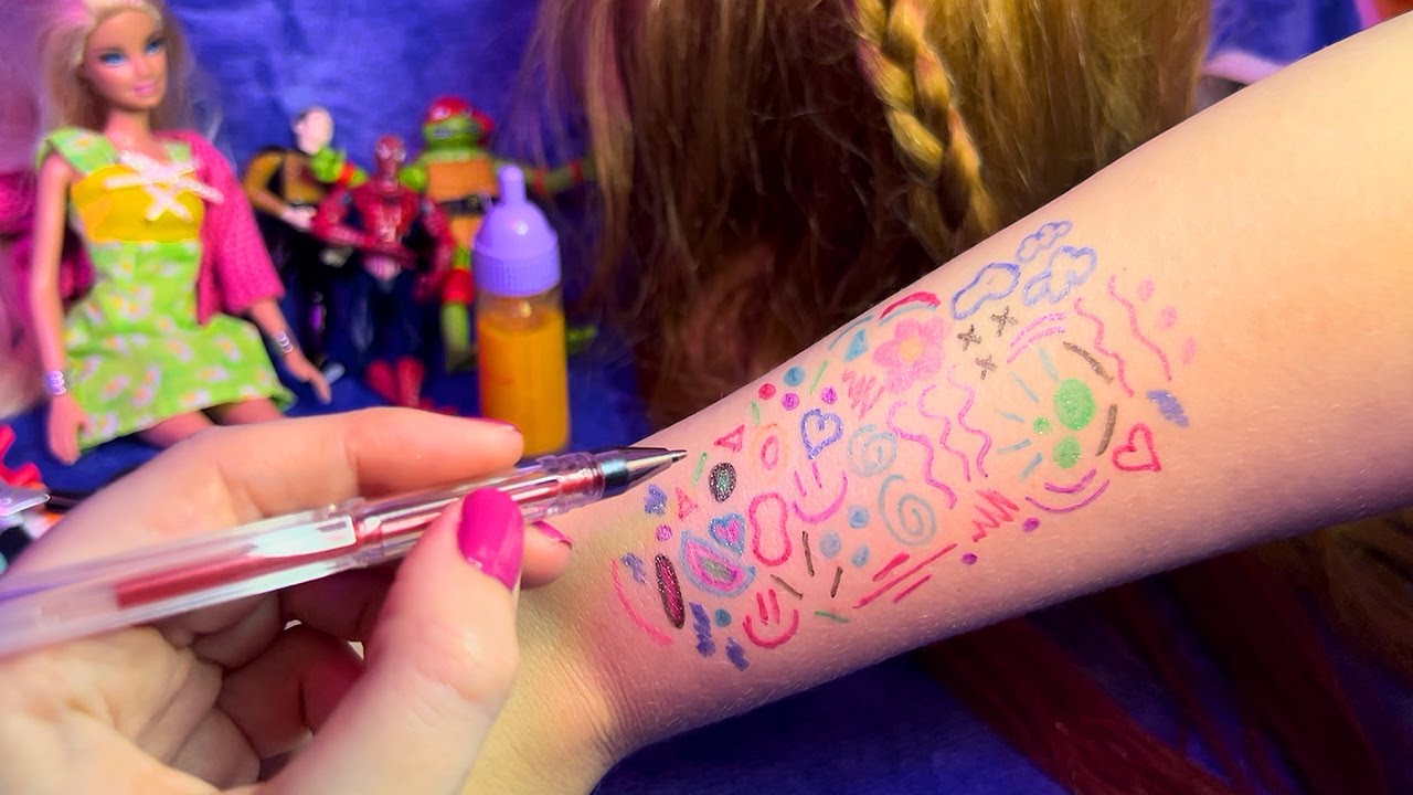 ASMR Your FIRST Tingle Experiences (Arm Doodling, Hairplay, Toys)