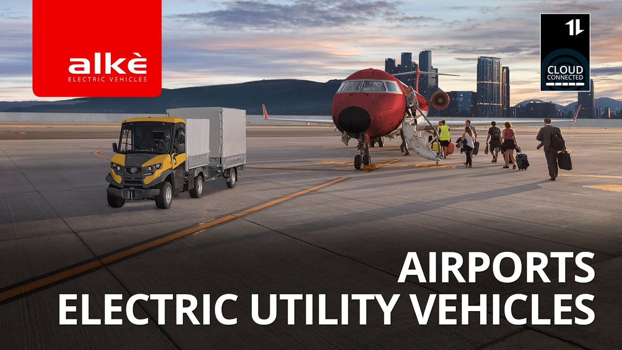 Power, strength and agility: Alkè electric vehicles are the ideal choice for airports.