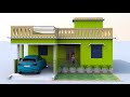 3 bedrooms village house plan with carparking | singlestory home plan @prem's home plan