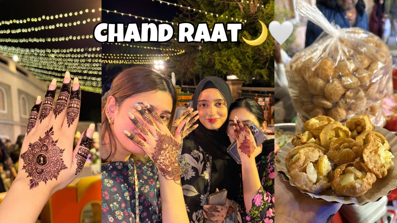 Chand raat with Yusma🤍||Paras Akhund