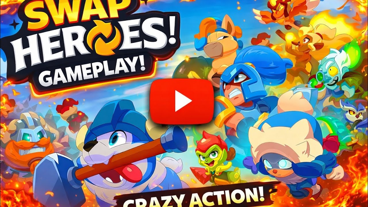 Swap Heroes:Eternal Legends Gameplay on Mobile!