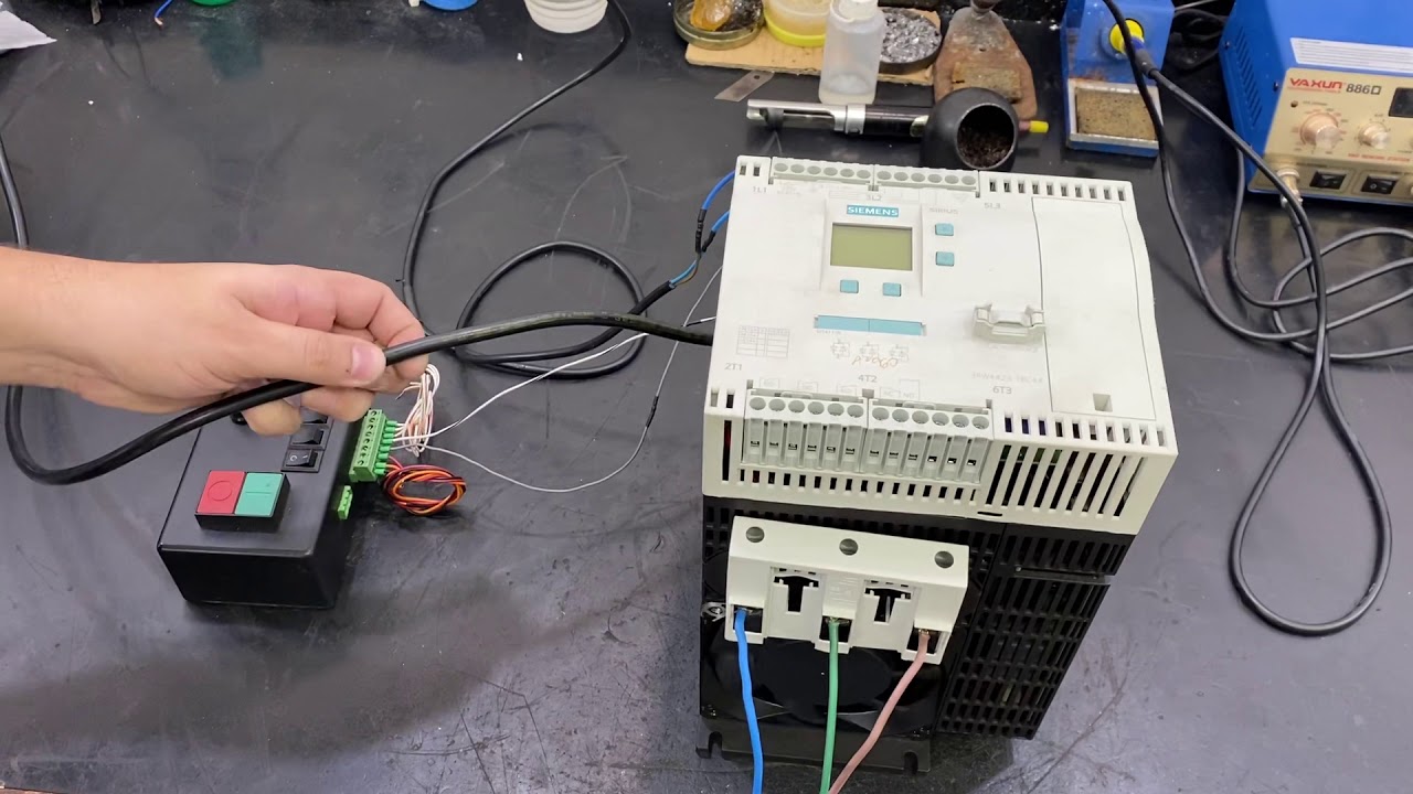 Teste Soft Starter Siemens Sirius 3RW44 Orçamento: 2763 NDS: 3447