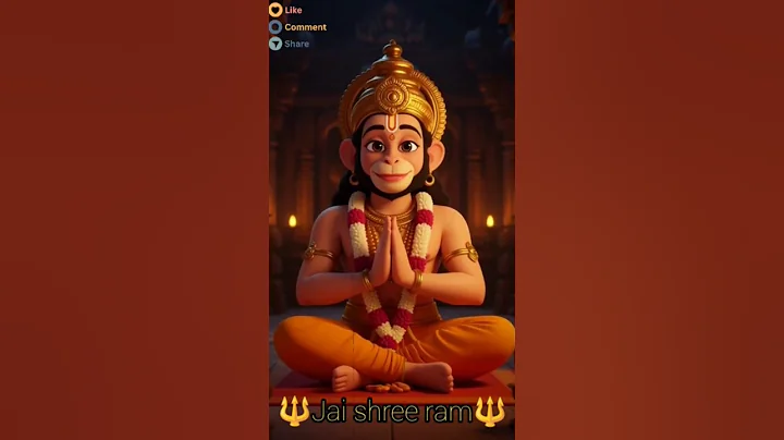 🔱 जय श्रीराम 🔱 #motivation #hindudeity #ai#shorts#hanuman #hanumanchalisa #hanumanji #devotional