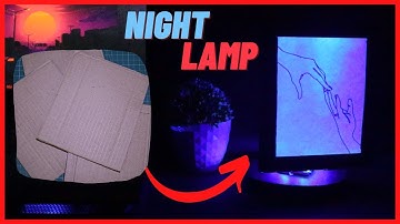 Night Lamp With Arduino And Cardboard || Arduino Projects 27