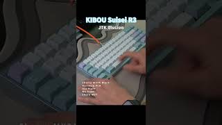 Suisei R3 JTK vs GMK #keyboard #cherry #MX2A #mechanicalkeyboard #typingsound #kibou #suisei