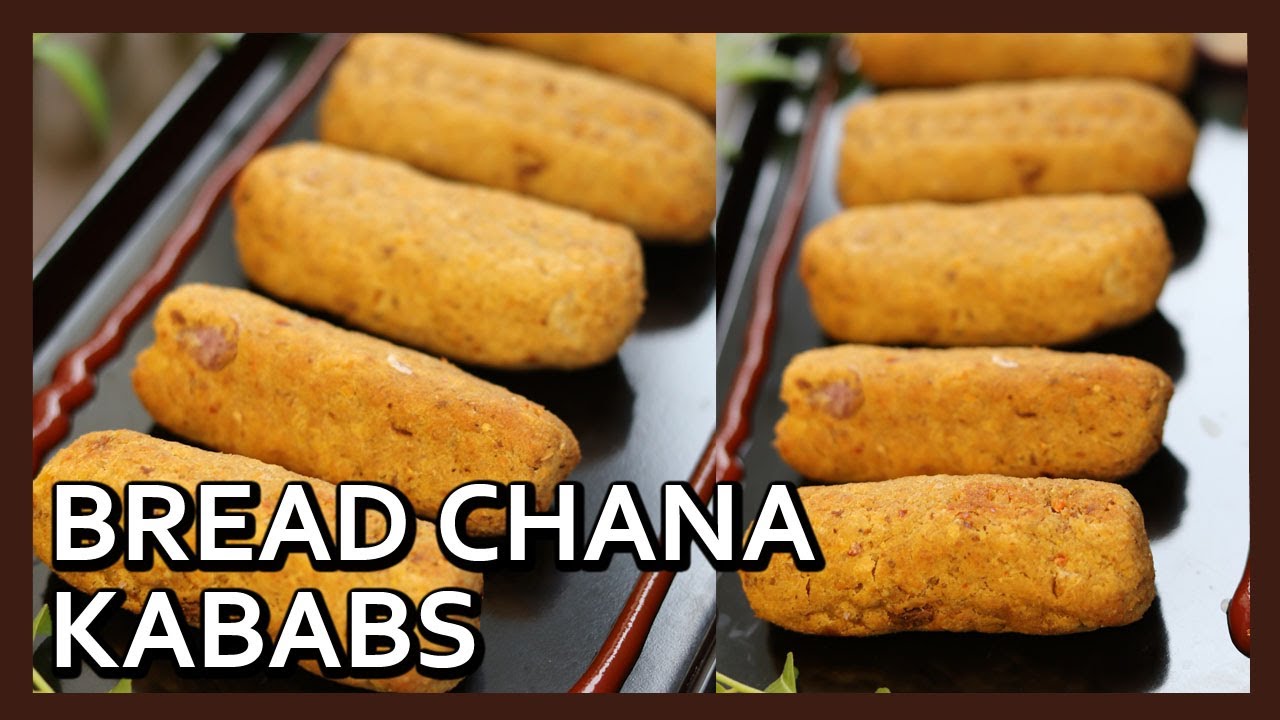 Bread Chana Kebab Recipe | Crispy Vegetarian Kabab Recipe | Healthy Airfryer Recipe by Healthy Kadai