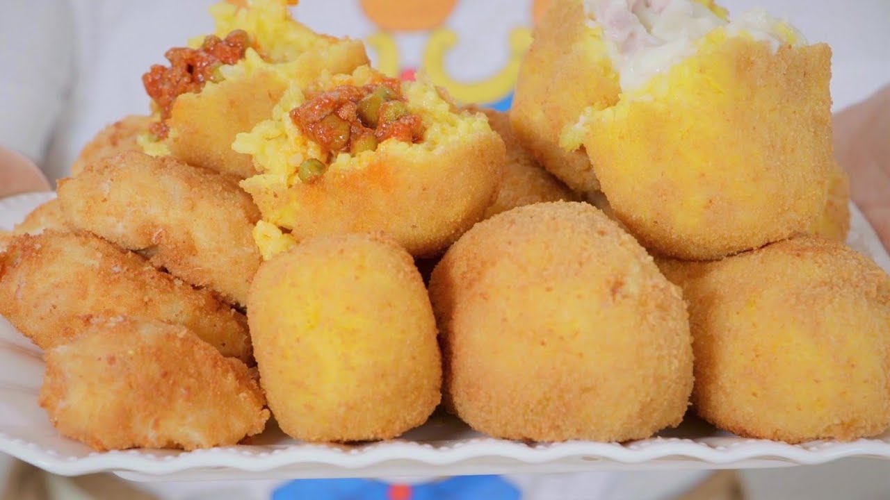 Arancine palermitane e crocchette di latte | Le ricette di Giusina in Cucina