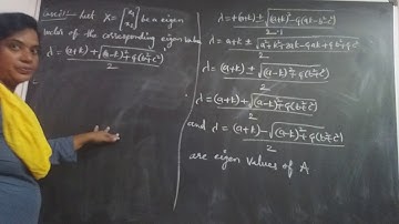 JNTU B.Tech M1 Maths. Eigen values and corresponding Eigen vectors of the Hermitian matrix order 2×