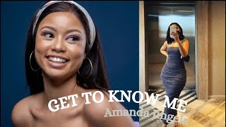 GET TO KNOW ME TAG | Amanda Jingela | South African Youtuber