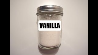 HOMEMADE VANILLA POWDER BY CRAZY HACKER