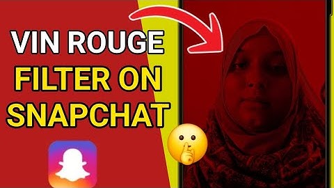 How To Get Vin Rouge Filter On Snapchat || Vin Rouge Challenge (2025)