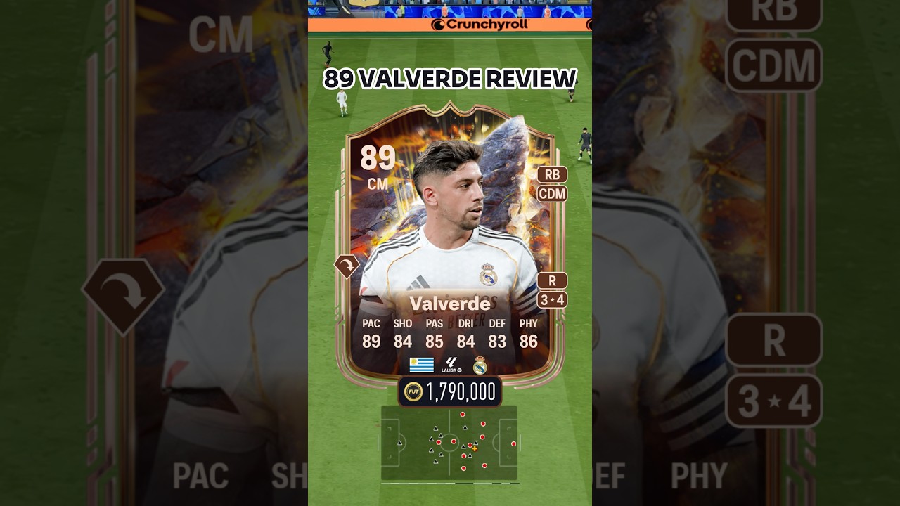 Обзор 89 краеугольных камней Вальверде 🇺🇾🟠 Он — главный двигатель полузащиты в FC26? 