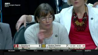 Stanford -vs- Notre Dame  2017 March Madness (EE)