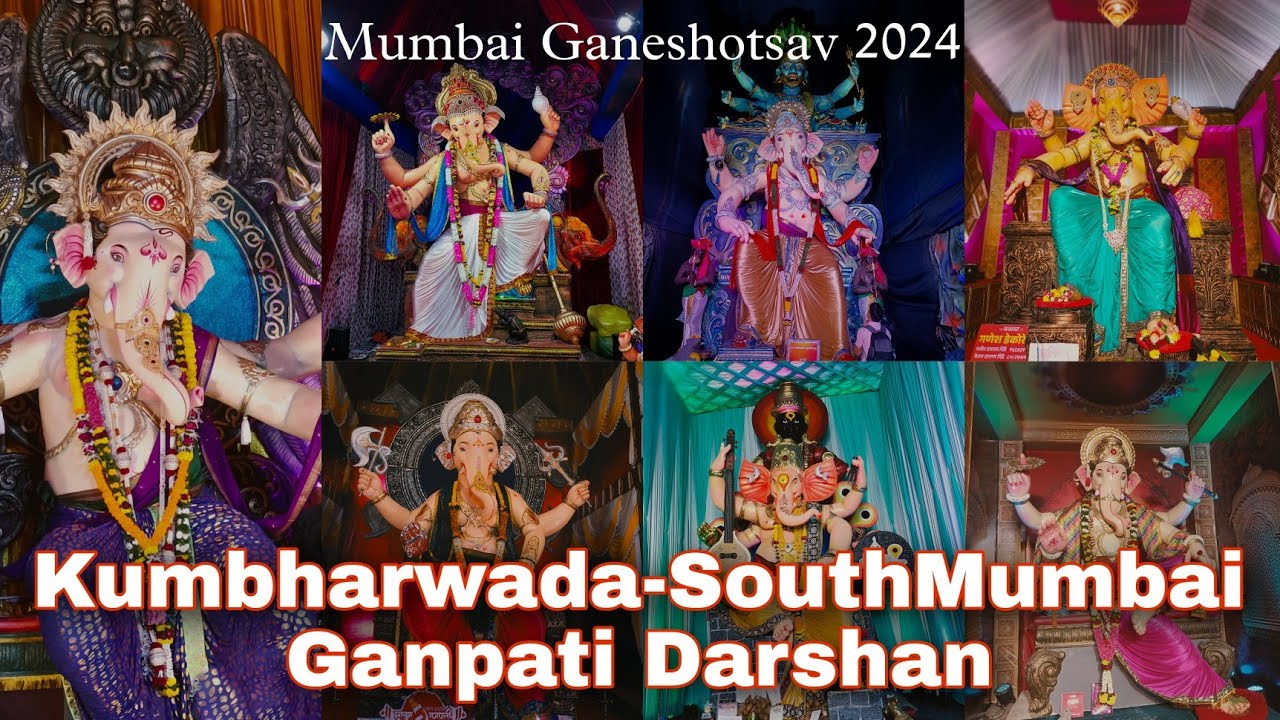 Kumbharwada Ganpati Darshan South Mumbai Ganpati Kumbharwadacha Maharaja Darshan 