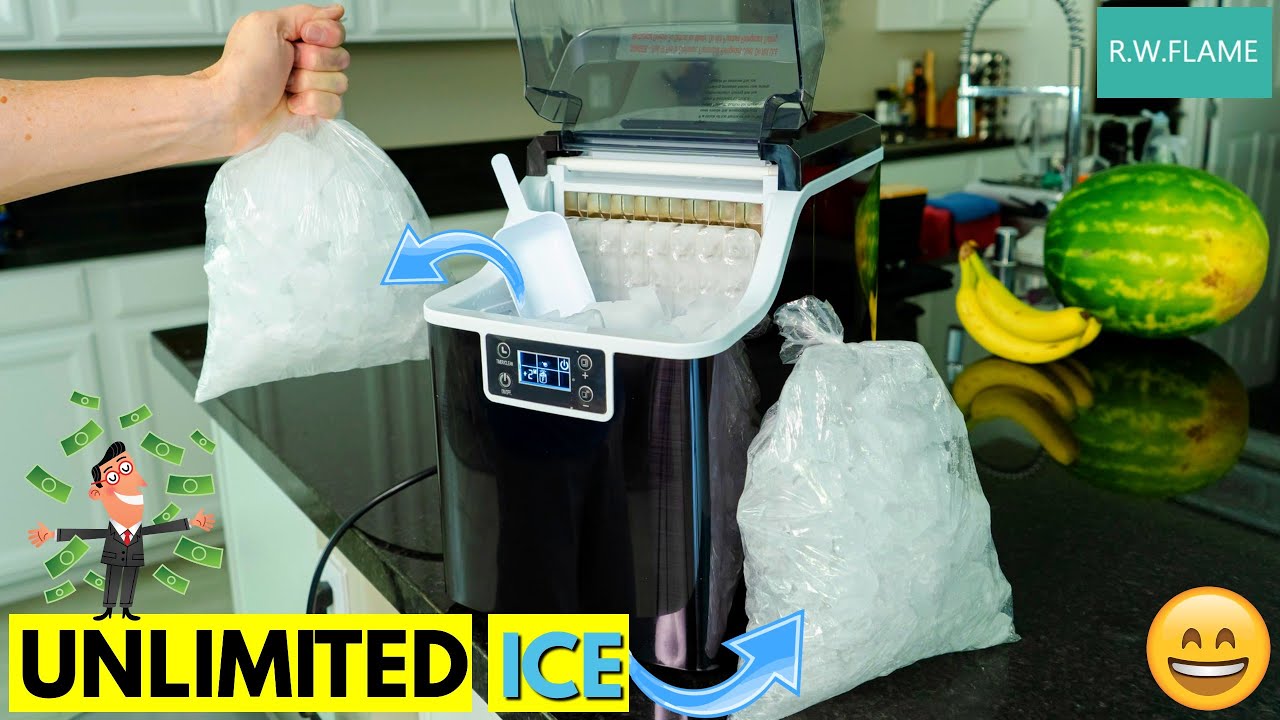 Hzb-20e Ice Machine Household Ice Maker Commercial Automatic Ice