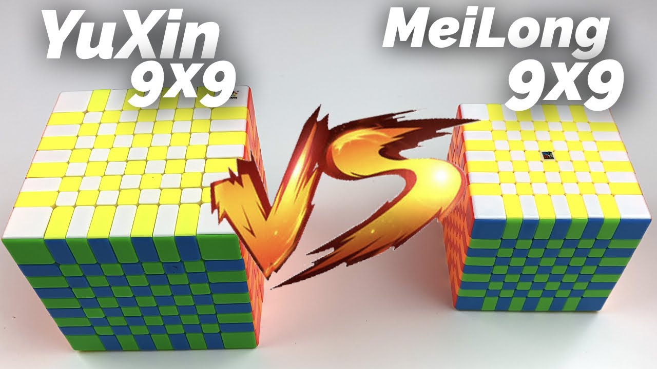 YuXin 9x9 vs MeiLong 9x9 | Timelapse Rebuild at the end!!