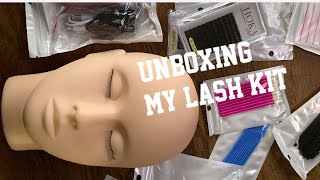 Unboxing my lash kit