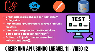 Crear una API usando LARAVEL 11: ✅ Cómo Probar el ENDPOINT STORE con PHPUNIT  🚀 | [Video 12]