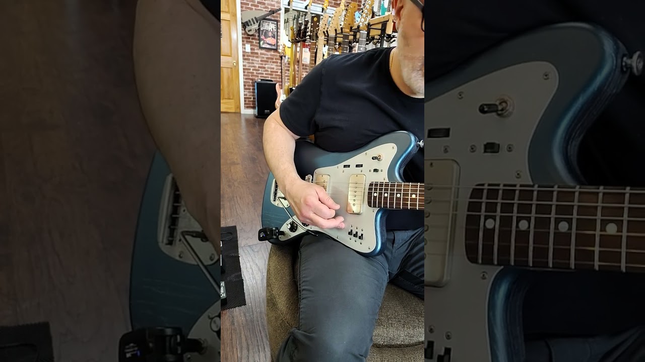 Deimel Firestar 2025 - Silver w/ Black pores & Guard. Righteous Sound Pickups.