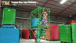 Cara pasang scaffolding PT  Tangga Mas Jaya Makmur Jual Scaffolding Indonesia screenshot 3