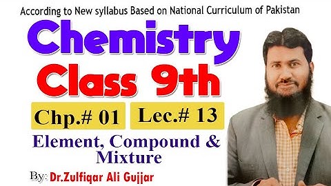 Element, verbinding en mengsel | Scheikunde klas 9 | Hoofdstuk 01 | Les 13