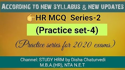 Net 2020 hr expected mcq | UPRVUNL Aro practice MCQ | human resource code 55|HR previous year paper
