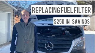 Changing Fuel Filter in 20082018 Model Mercedes Sprinter