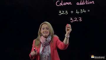 Column addition - mathematical method