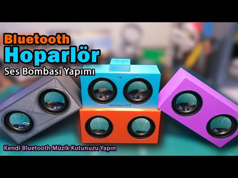 Bluetooth Hoparlör Yapımı - Müthiş Ses Kalitesi (DIY Bluetooth BoomBox)