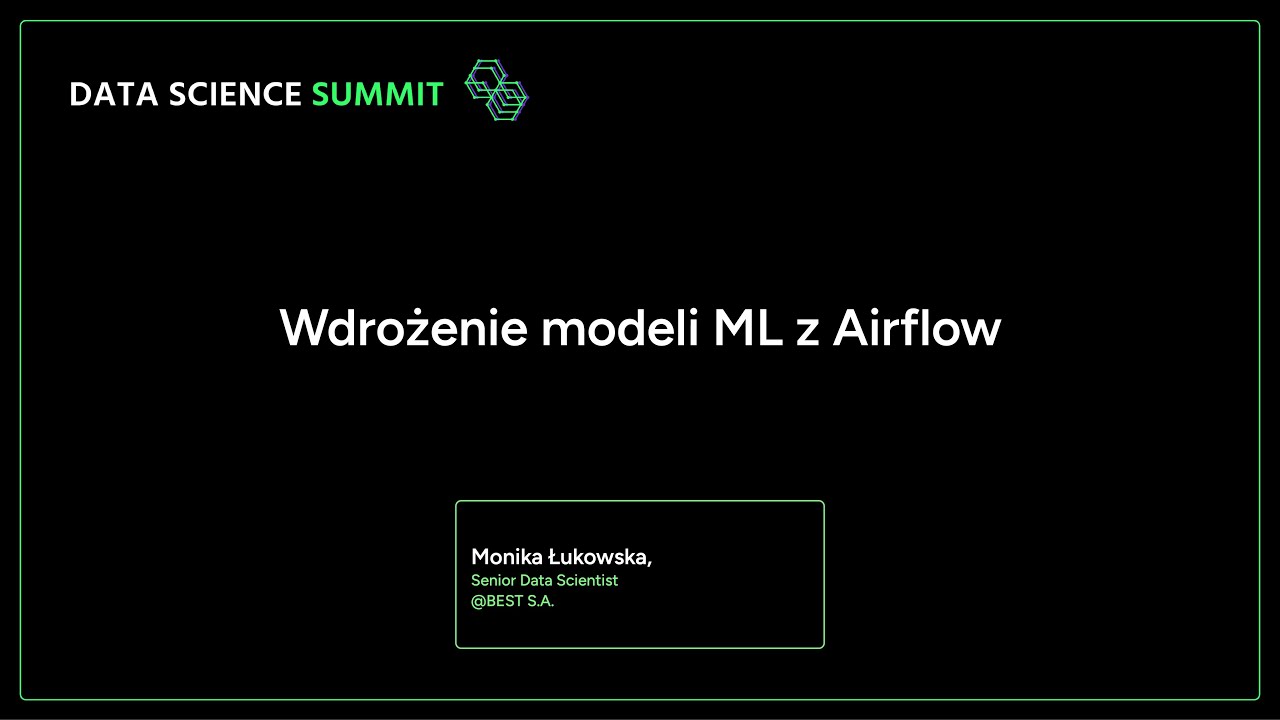 Monika Łukowska - Wdrożenie modeli ML z Airflow