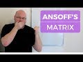 A level business revision  ansoffs matrix