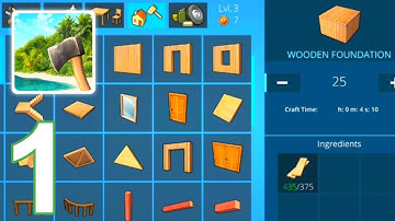 Ocean Is Home: Survival Island - Gameplay Walkthrough (iOS, Android) Part-1