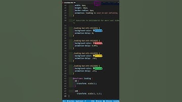 Colorful Bar Loader | HTML CSS
