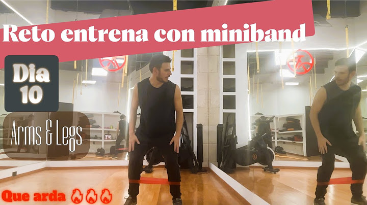 Reto entrena 30 días con miniband (día 10) arms & legs