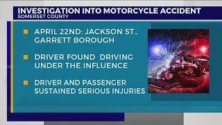 Two sent to hospital after driver in Somerset motorcycle crash was DUI