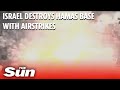 Israel&#39;s Defense Forces wipe out Hamas military headquarters with airstrikes