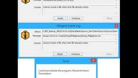 •Como Resolver O Erro Do PB I3 Engine Event Log Resolvido•