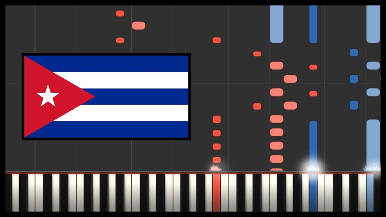 Cuba National Anthem - La Bayamesa (Piano Tutorial) - YouTube