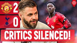 Man United 2 Spurs 0 Carricks Fourth Win On The Bounce Howson Review